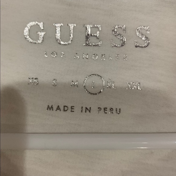 Guess Men Paint splatter white tee size L - Picture 3 of 3